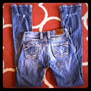 BKE STELLA Distressed Slim Boot 24L